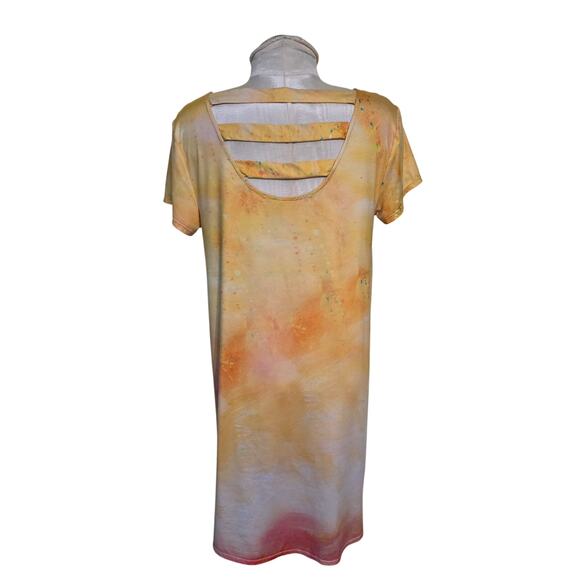 Leoma Lovegrove Florida Dress Tropical margarita beachy cover up cutout medium - Picture 2 of 4